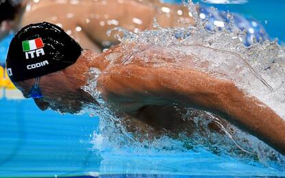 Mondiali nuoto: Staffetta uomini 6^, out Codia