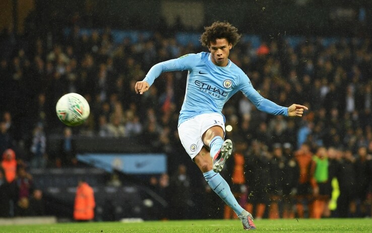 Sane batte il rigore contro il Wolverhampton (Getty Images) Sane batte il rigore contro il Wolverhampton (Getty Images)