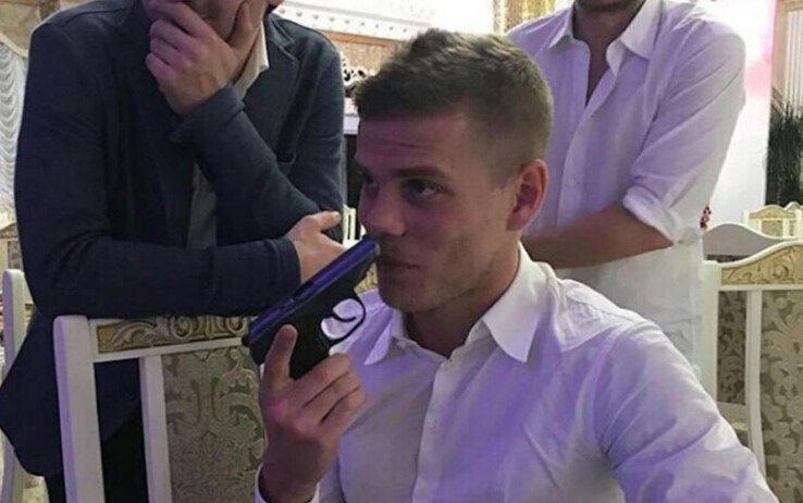 Alexsandr Kokorin su Instagram, la foto verrà poi rimossa