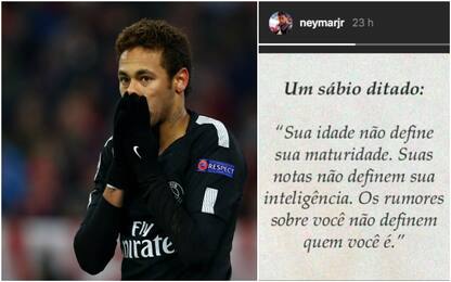Neymar criptico sui social, e i rumors aumentano