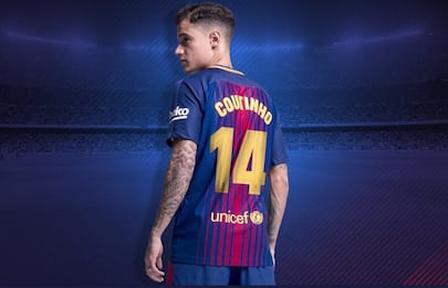 Barcellona, Coutinho vestirà il numero 14