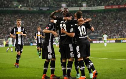 Borussia M'Gladbach show, tris al Wolfsburg