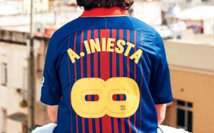 #InfinitIniesta, la maglia del Barça per Iniesta