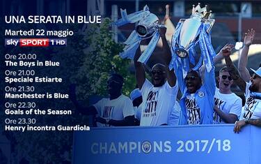 Sky celebra il Man City con "Una serata in Blue"