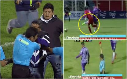 Bolivia, 4 rossi: arbitro aggredito dal presidente