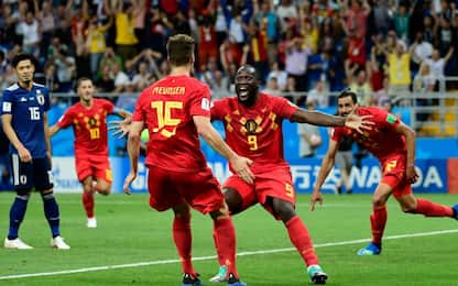 Belgio, rimonta da sogno sul Giappone: è ai quarti