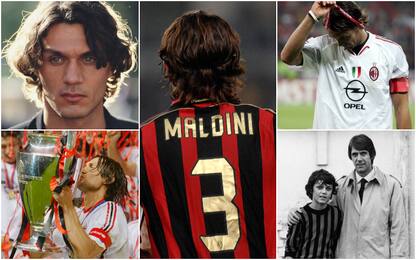 Sempre con TRE, la storia di Maldini al Milan