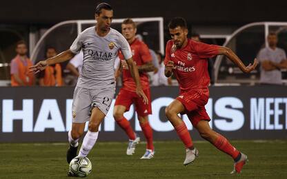 Asensio-Bale, fulmini Real: Roma battuta 2-1