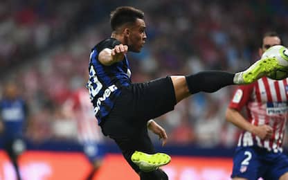 Lautaro, gol da urlo. L'Inter batte l'Atletico 1-0