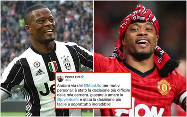 Evra, cuore a metà: “Forza Juve e forza United!”