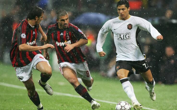 Ronaldo, Gattuso, Gilardino, AC Milan v Empoli