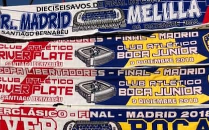 Boca "Junior": a Madrid le sciarpe con errore