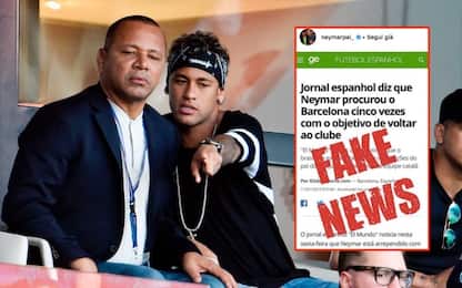 Neymar vuole il Barça? Il papà-agente: "Fake news"