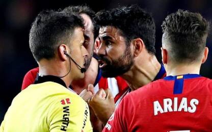 Diego Costa, pesanti insulti all'arbitro: espulso