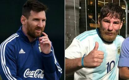 Messi, il folle viaggio del sosia per un selfie