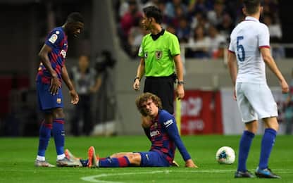 Barça-Griezmann, esordio amaro: botte e sconfitta