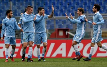 Savic-Immobile, rimonta Lazio: 2-1 all'Atalanta