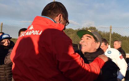 Maradona-Sarri, è pace: "Lo stimo. Ma Higuain..."