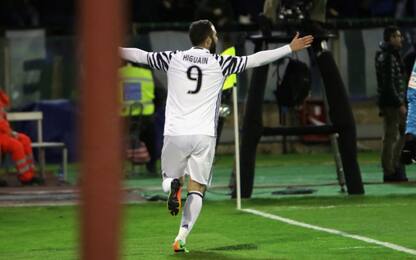 Higuain, 8 gol nel 2017: è il migliore in Europa