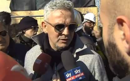 Baggio, visita a Norcia: "Qui per sensibilizzare"