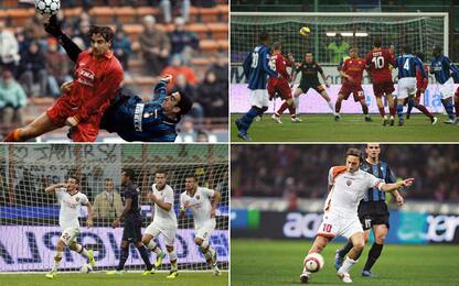 Rovesciate e cucchiai: gol storici in Inter-Roma