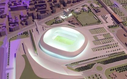 Fiorentina, nuovo stadio: presentato il progetto