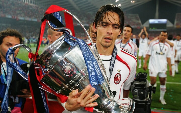 Inzaghi con la Champions League ad Atene (Getty)