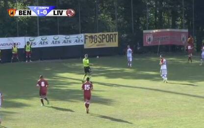 Amichevole: Benevento-Livorno 1-0