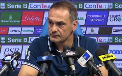 Empoli, Vivarini: "Arrabbiato per il gol subito"