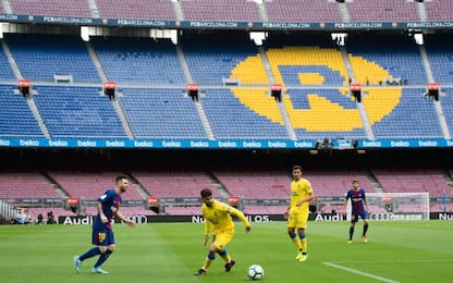Busquets e Messi, Barcellona-Las Palmas 3-0