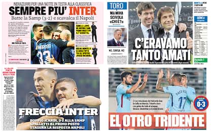 Freccia Inter. Lite Juve-Conte: la rassegna stampa
