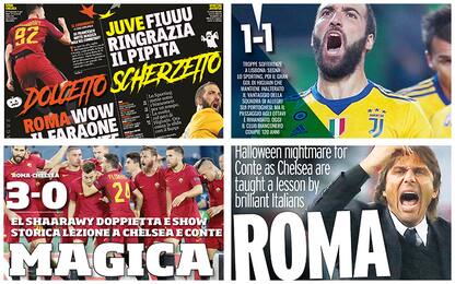 "Rovine di Roma" per il Chelsea: rassegna stampa