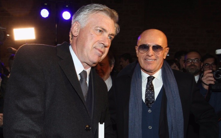 Carlo Ancelotti e Arrigo Sacchi carlo ancelotti, arrigo sacchi