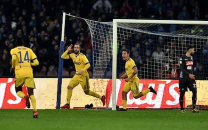 Napoli, primo ko: 0-1 Juve, decide Higuain