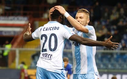 Caicedo segna al 91', la Lazio rimonta la Samp 2-1