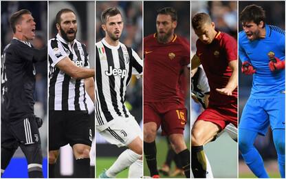 Juventus-Roma, tutti i duelli in campo