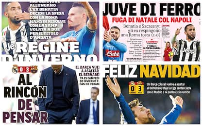 Napoli e Juve regine, Messi il re: la rassegna