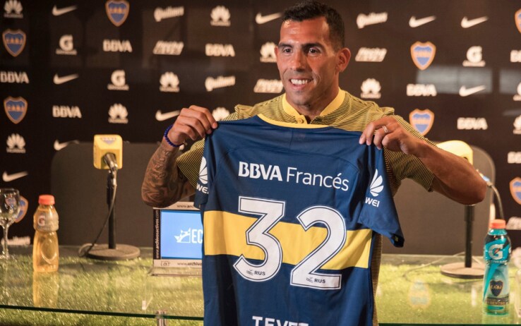 maglia tevez boca