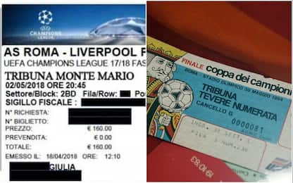 Biglietti Roma-Liverpool, una storia lunga 34 anni
