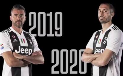 Juventus, rinnovano Chiellini e Barzagli 