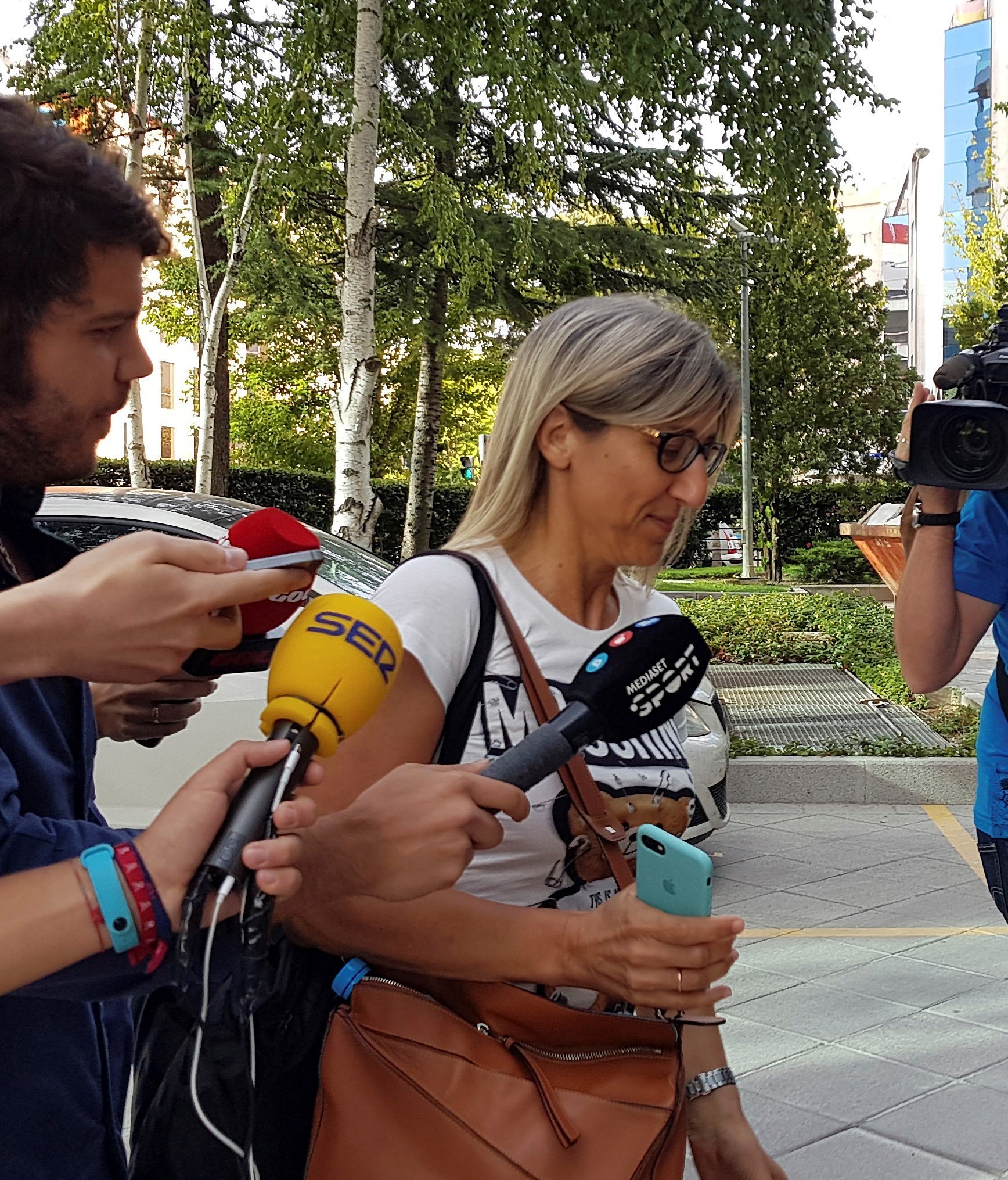 Margarita Garay, una dei rappresentanti di Kepa. Foto Lapresse Margarita Garay, una dei rappresentanti di Kepa. Foto Lapresse