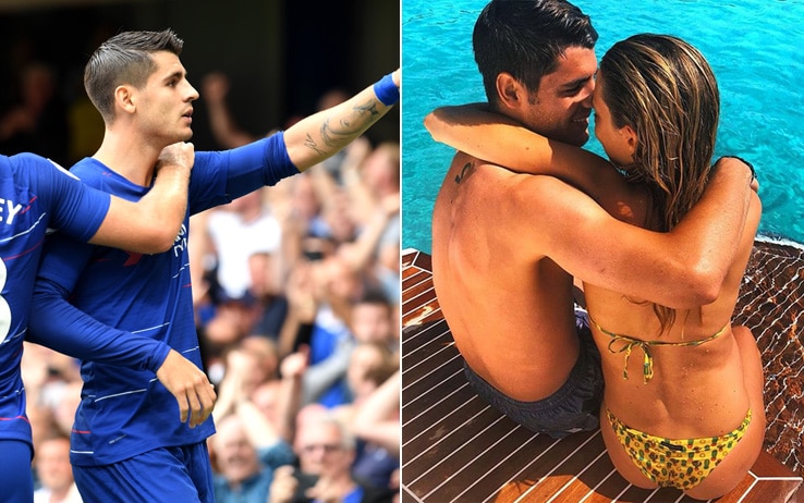 Morata Gol E Dedica Speciale Il Tatuaggio E Per La Moglie Alice Sky Sport