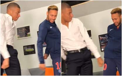 Neymar, lezioni di ballo a Mbappé. Poi che tunnel!