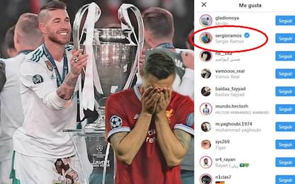 Sergio Ramos: risposta a Lovren su Instagram