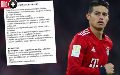 James a dieta: il Bayern detta le 13 regole d'oro