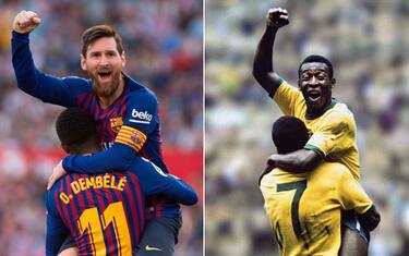 Pelé omaggia Messi: "Storia rara, ti ammiro"
