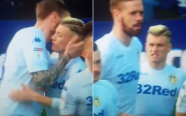 Esultanza con bacio. Alioski si ribella schifato