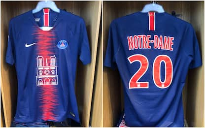 PSG, maglia speciale per Notre-Dame