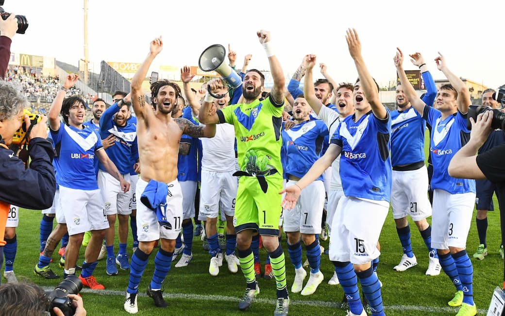 Serie B, Brescia in festa per