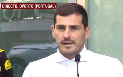 Casillas esce dall'ospedale e si emoziona. VIDEO